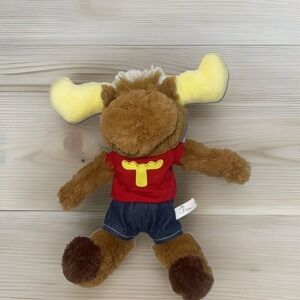 Purr-fection By MJC Tommy Moose VTG 1988 tag plush brown stuffed animal